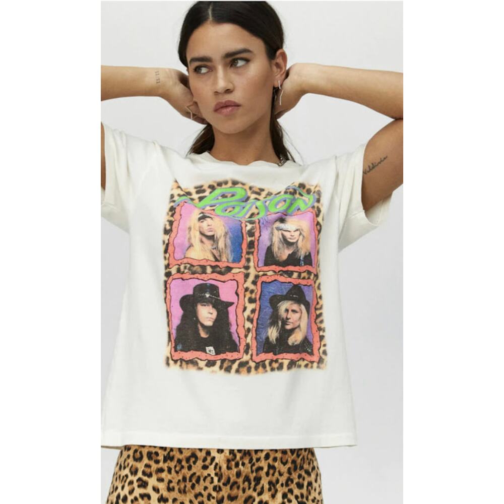 Daydreamer Poison Talk Dirty To Me Tour Tee Sand Medium DT56